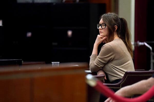 Anna Sorokin, better known as Anna Delvey, during her trial at New York State Supreme Court in New York, in 2019.